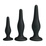 Kit Anal Negro 3 piezas Pretty Love