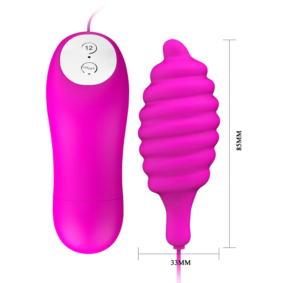 Bala Vibradora 12 Velocidades con cable Pretty Love - BaePink