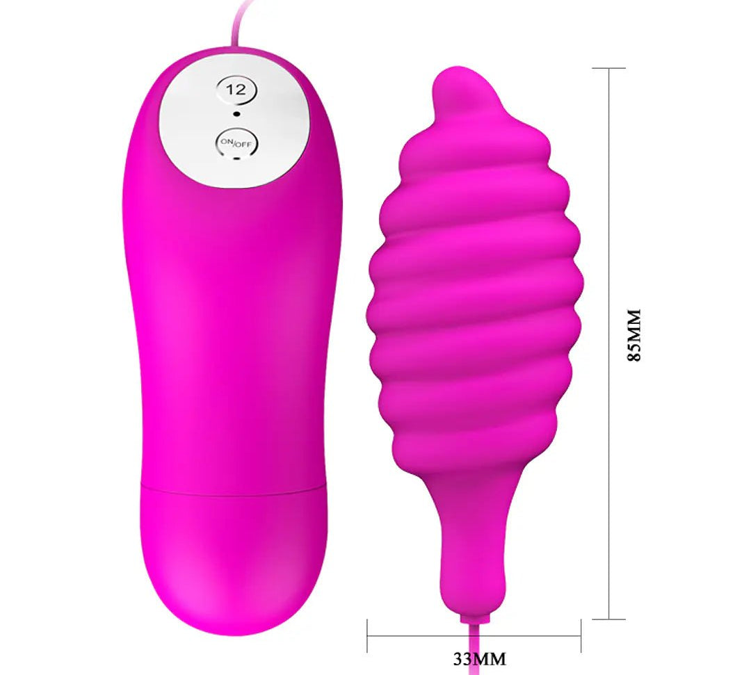Bala Vibradora 12 Velocidades con cable Pretty Love - BaePink