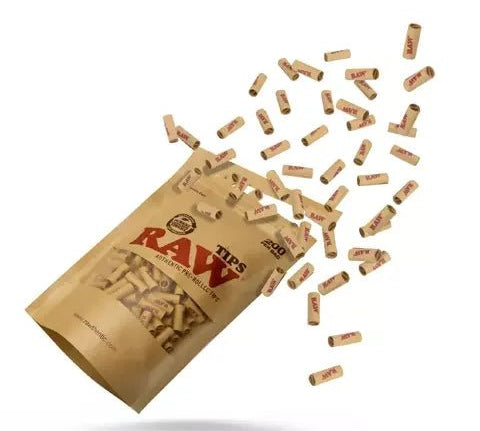 Bolsa RAW de 200 Tips Preenrolados - BaePinkBoquilla