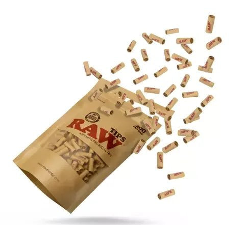 Bolsa RAW de 200 Tips Preenrolados - BaePinkBoquilla