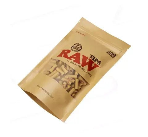 Bolsa RAW de 200 Tips Preenrolados - BaePinkBoquilla