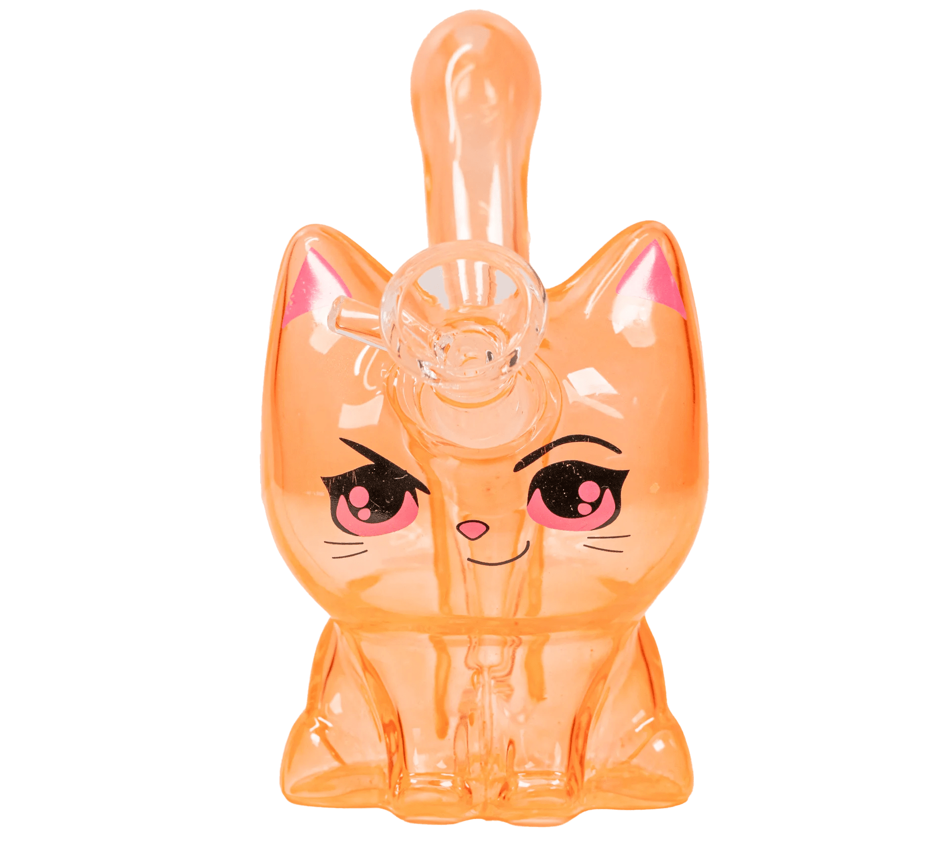 Bubbler Cat Orange - BaePinkBong