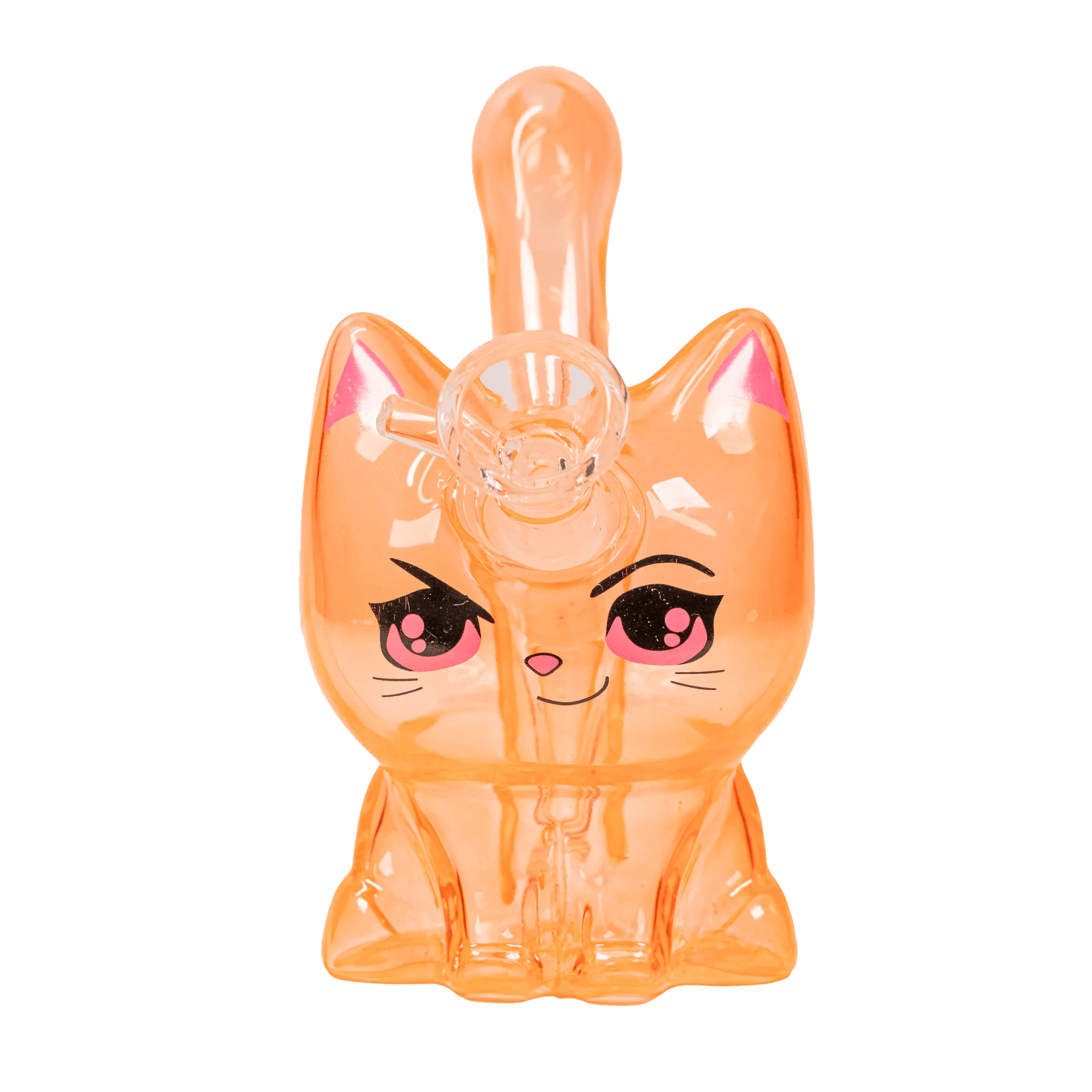 Bubbler Cat Orange - BaePinkBong