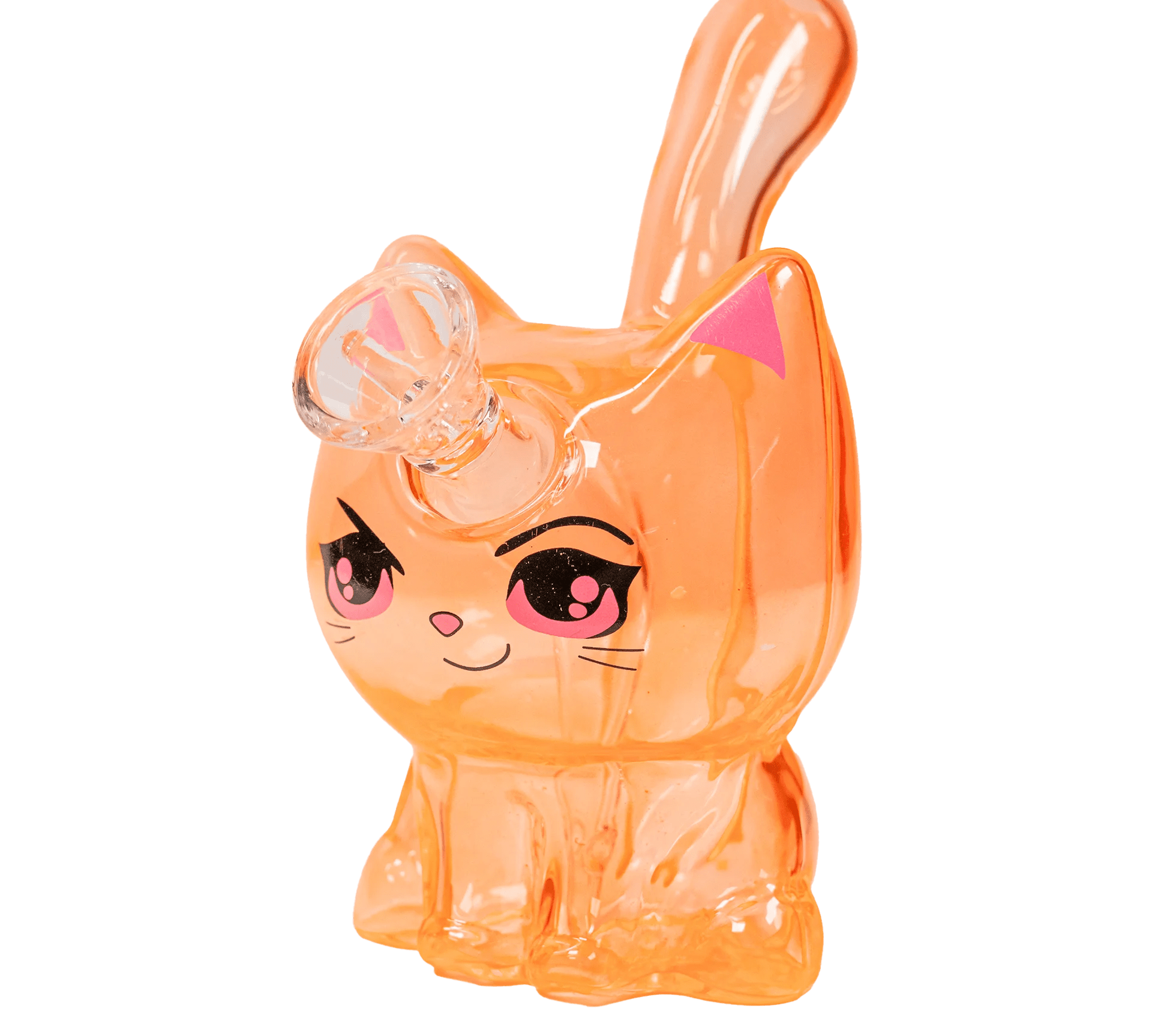 Bubbler Cat Orange - BaePinkBong