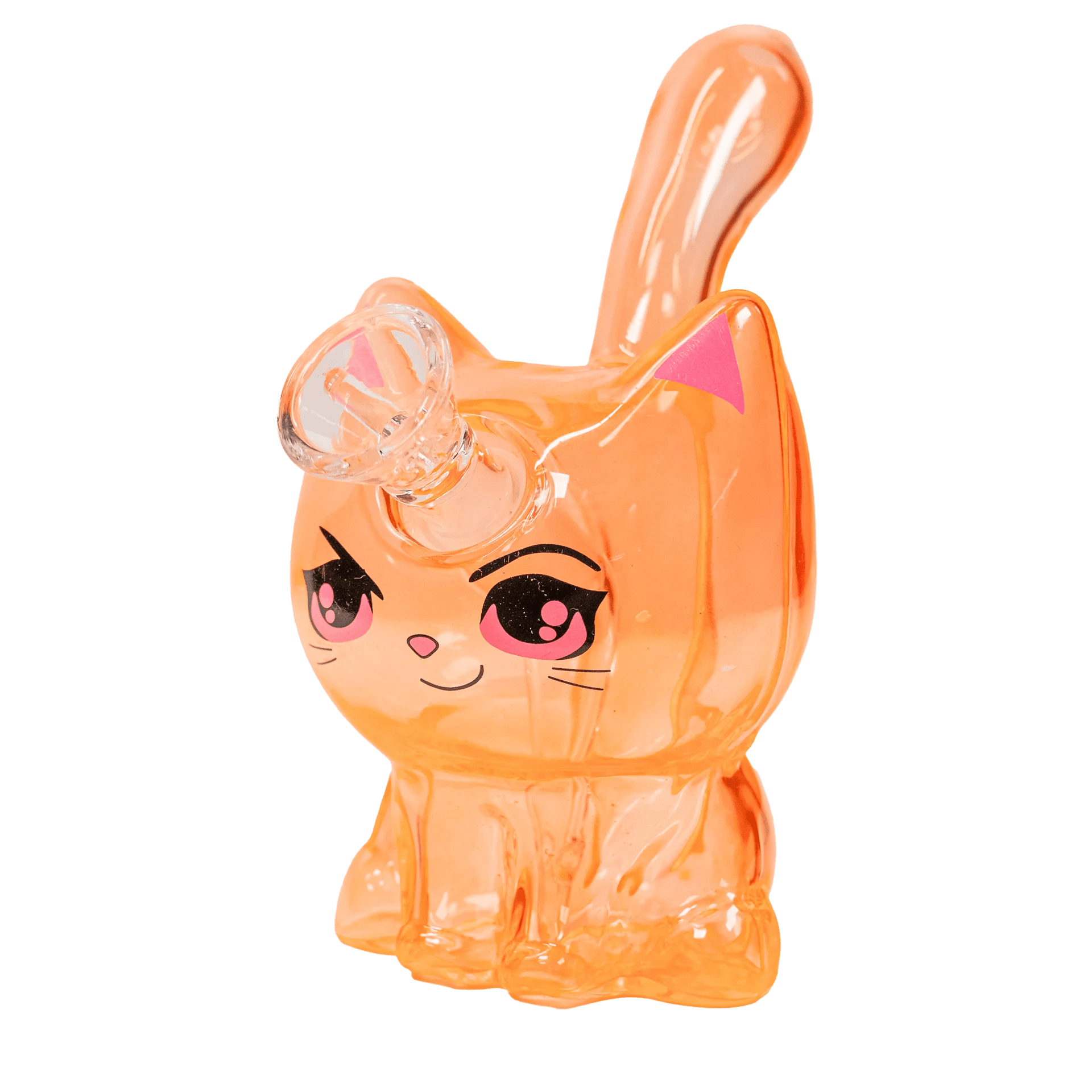 Bubbler Cat Orange - BaePinkBong