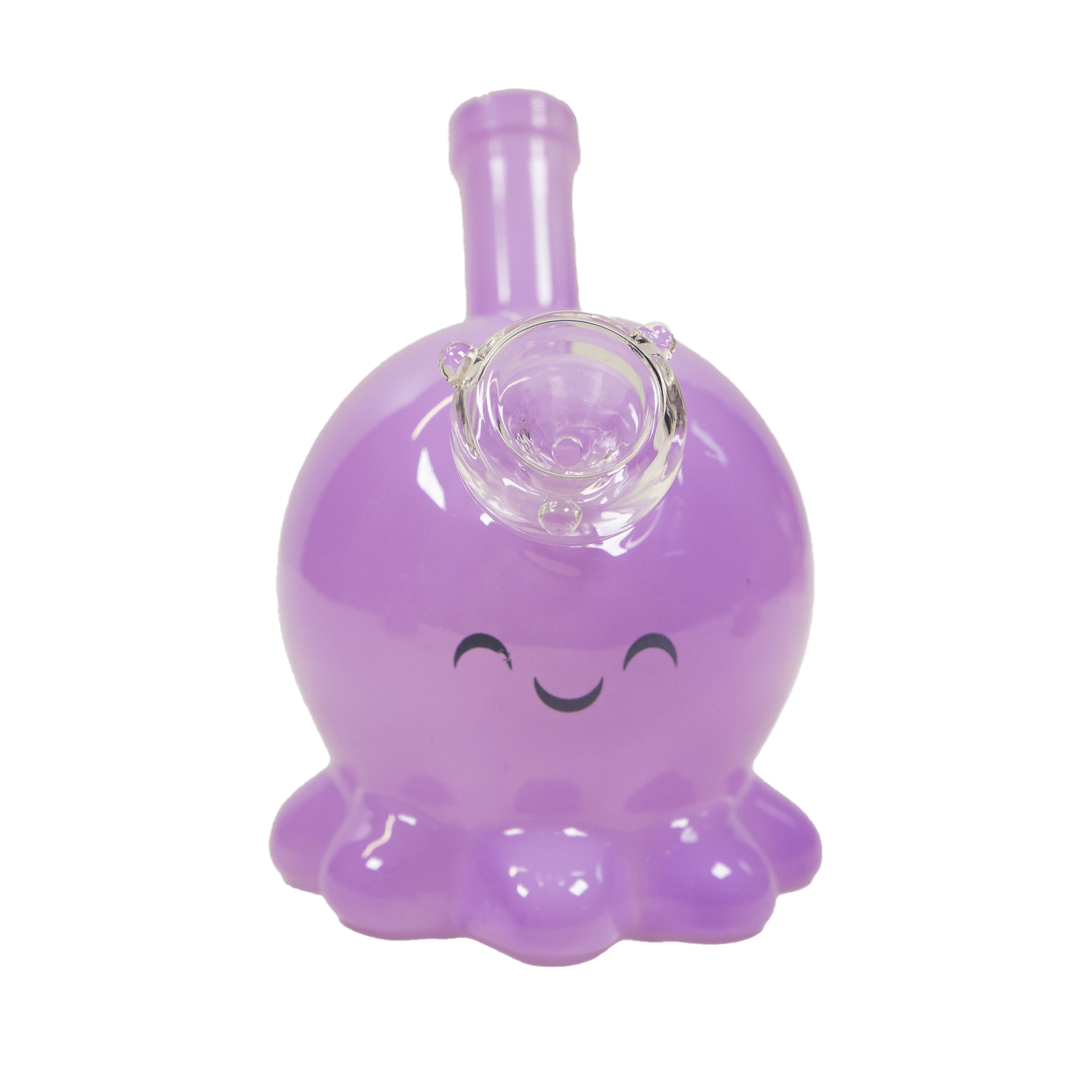Bubbler Pulpo Purple Clear - BaePinkBong
