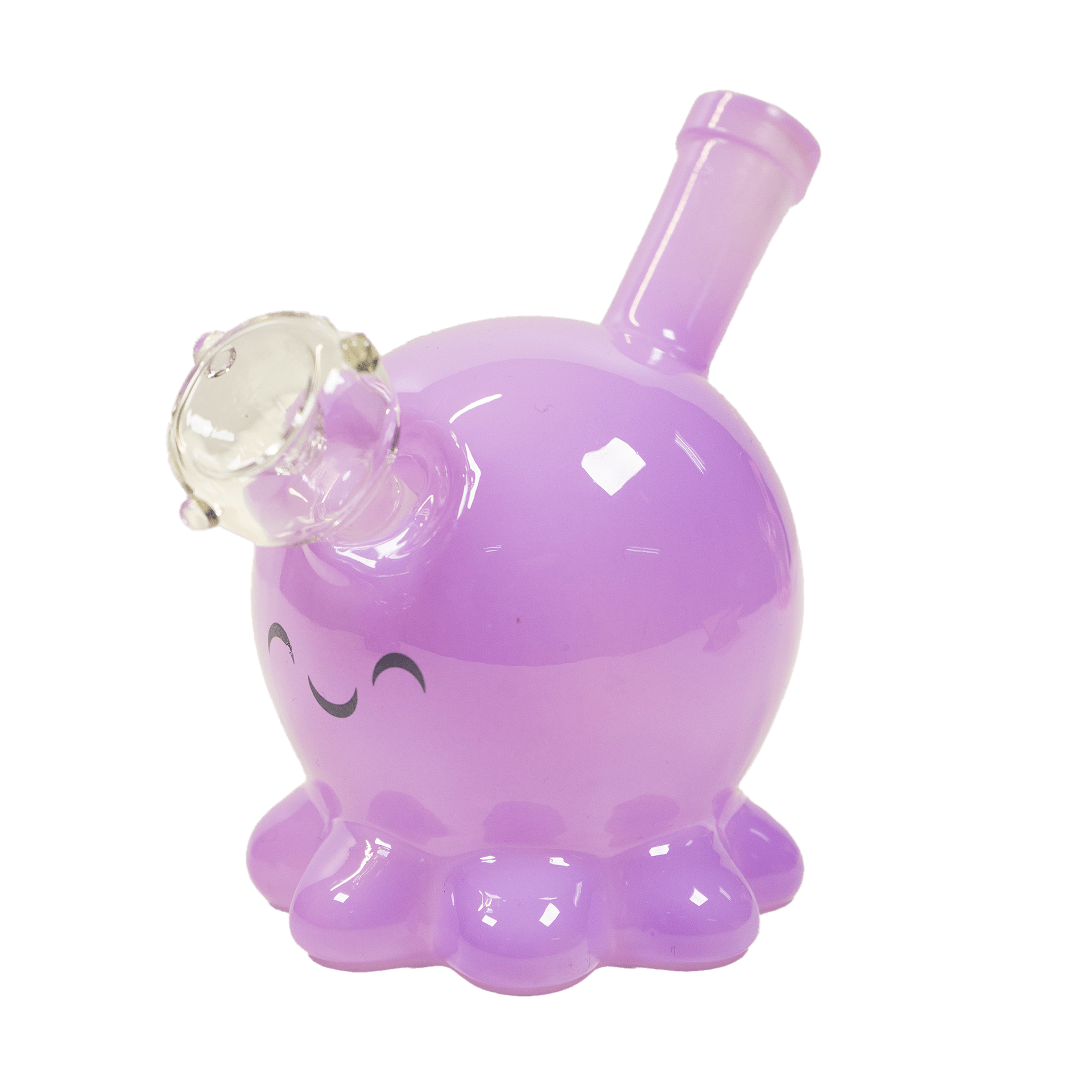 Bubbler Pulpo Purple Clear - BaePinkBong
