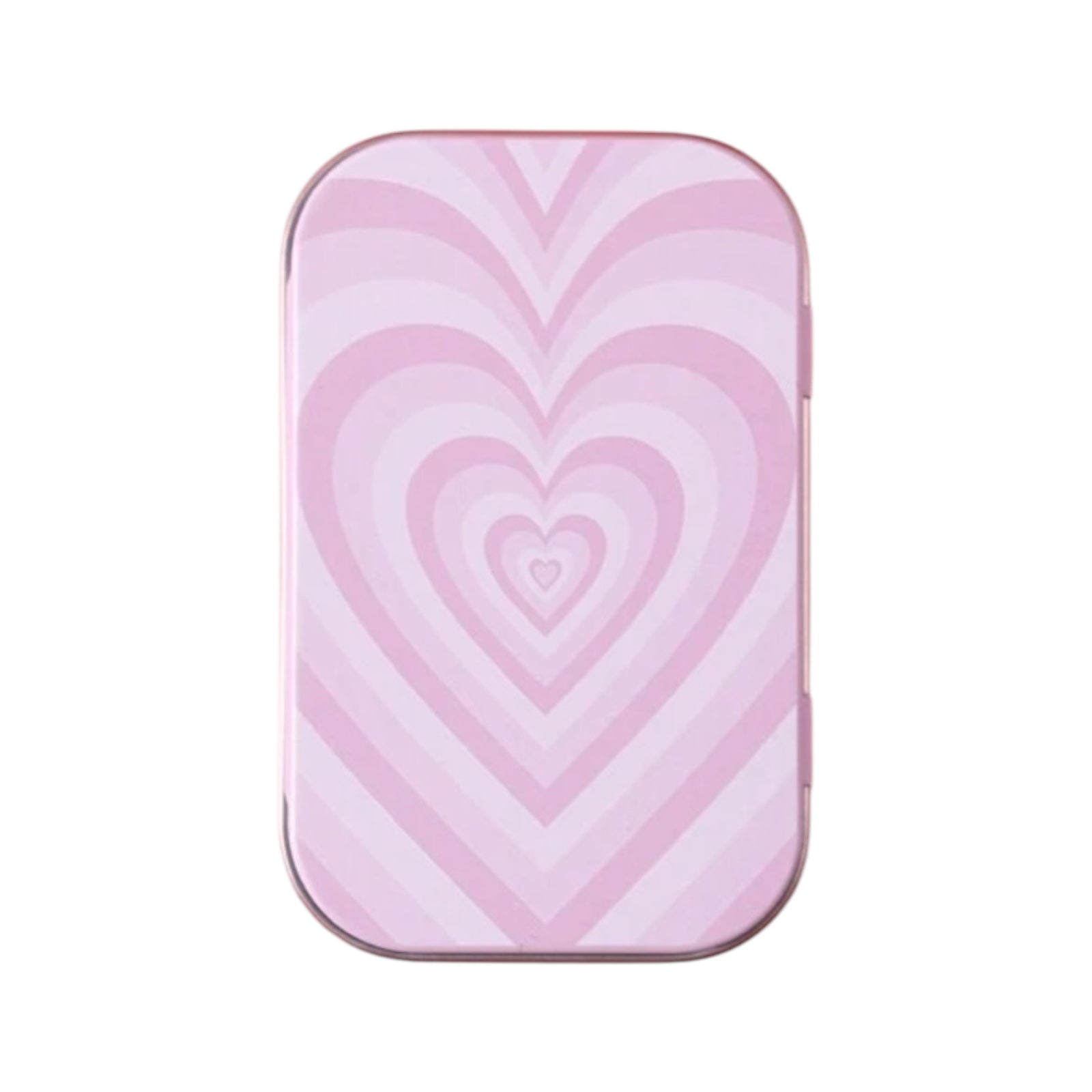 Caja Contenedora Metálica Corazones - BaePink