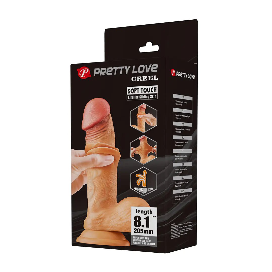 Dildo Textura Suave CREEL Pretty Love - BaePink