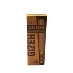 Gizeh 3 Conos Pre-enrolados King Size Unbleached - BaePinkPapelillos