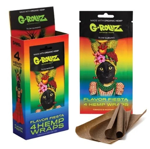 Hemp Wraps X 4 Tutti Fruti G-Rollz - BaePinkBlunt