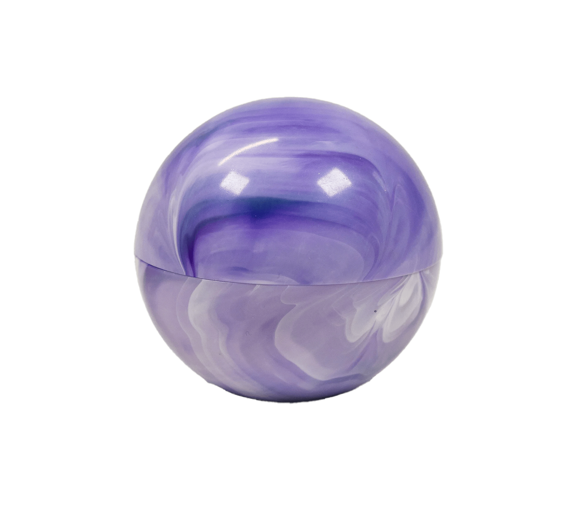 Moledor Esferico Marmolado Morado 50 mm - BaePinkMoledor