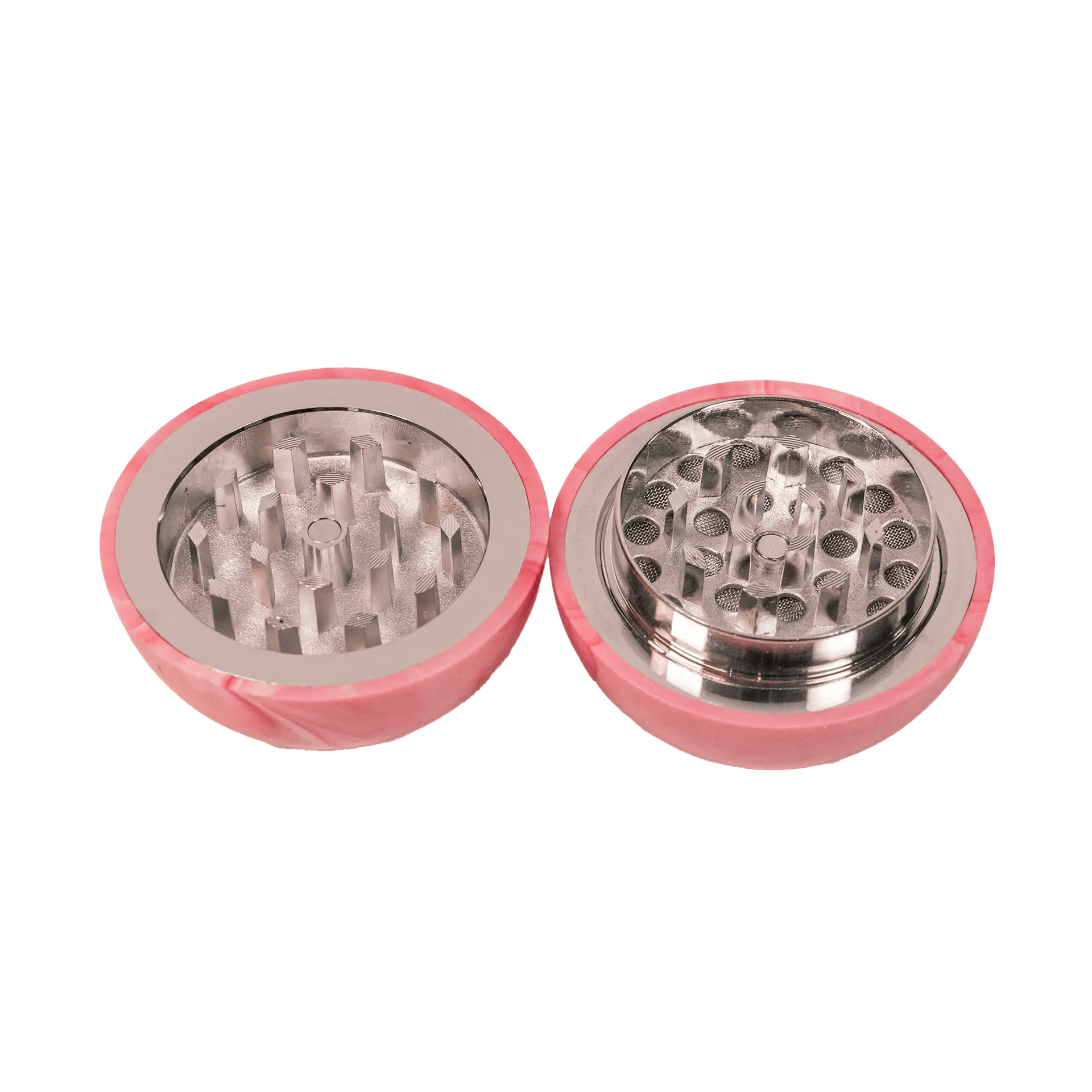 Moledor Esferico Marmolado Rosado 50 mm - BaePinkMoledor