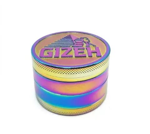 Moledor Gizeh metálico tornasol 4 partes 60 mm - BaePinkMoledor