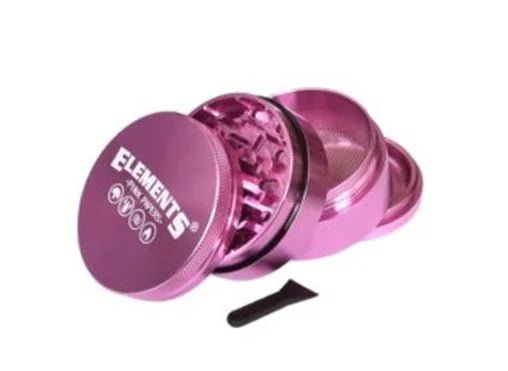 Moledor Pink Aluminio 60mm 4 partes Elements - BaePink
