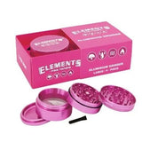Moledor Pink Aluminio 60mm 4 partes Elements - BaePink