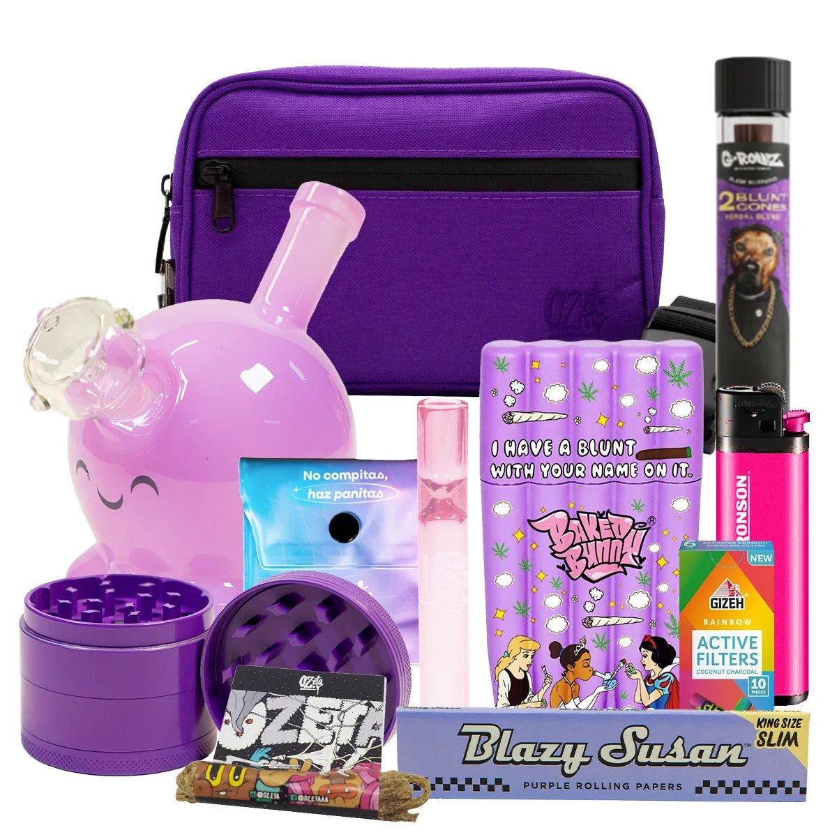 Pack Bolso Morado + Bubbler + Papelería 😮‍💨💜 - BaePinkPack