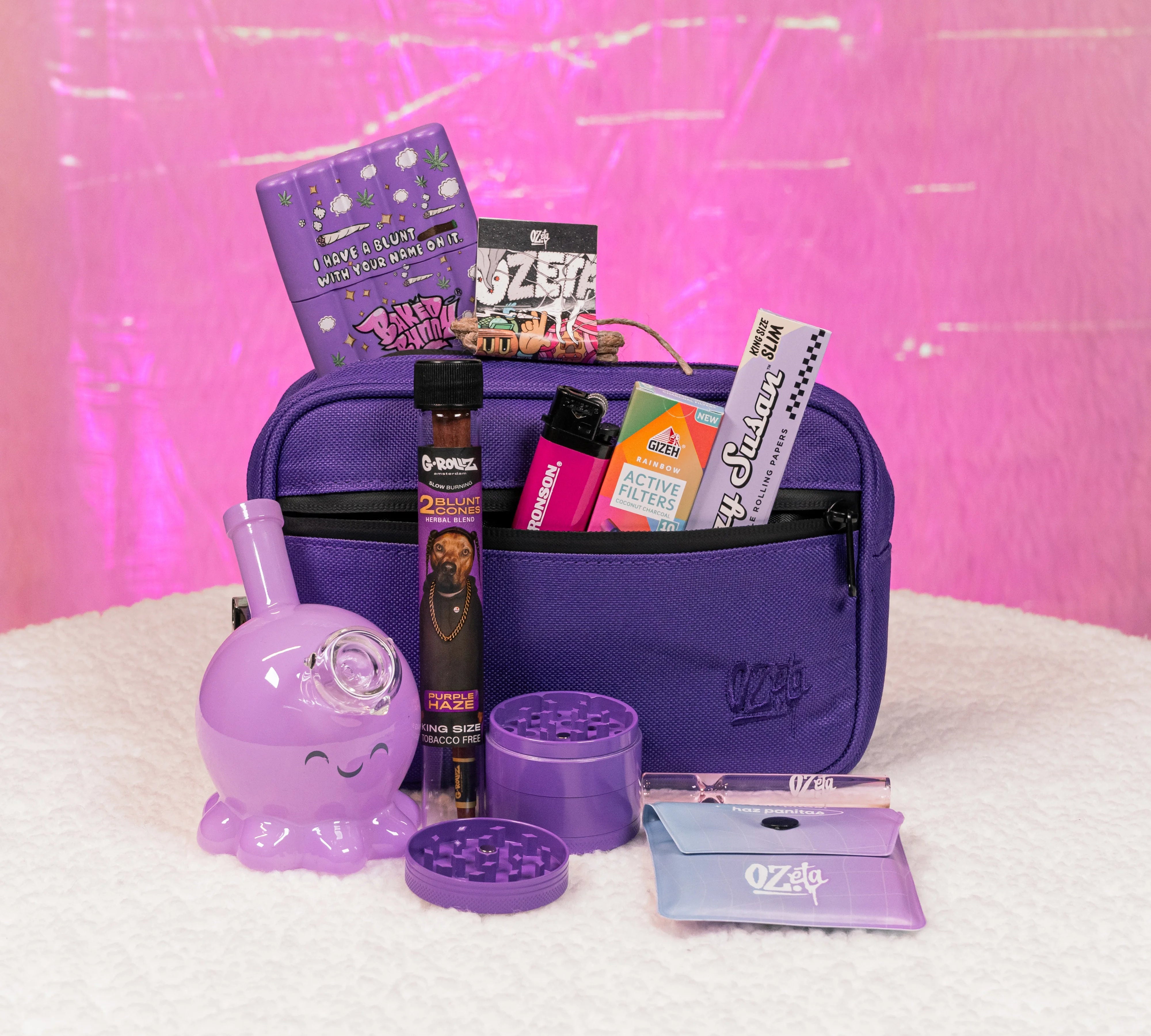 Pack Bolso Morado + Bubbler + Papelería 😮‍💨💜 - BaePinkPack