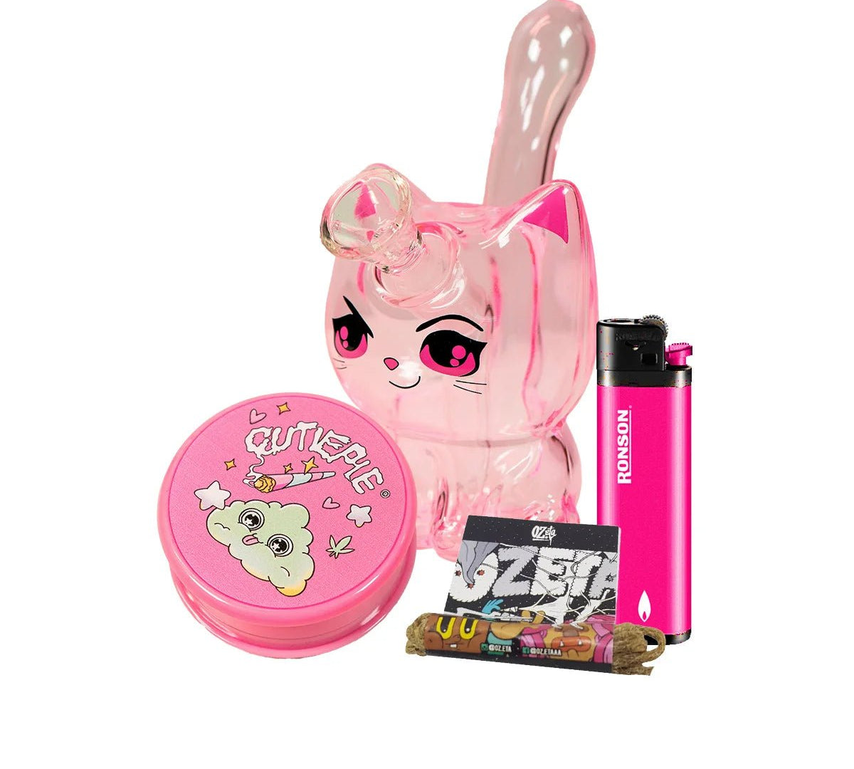 Pack Bong Gatito + Moledor 🐈‍⬛💗 - BaePinkPack