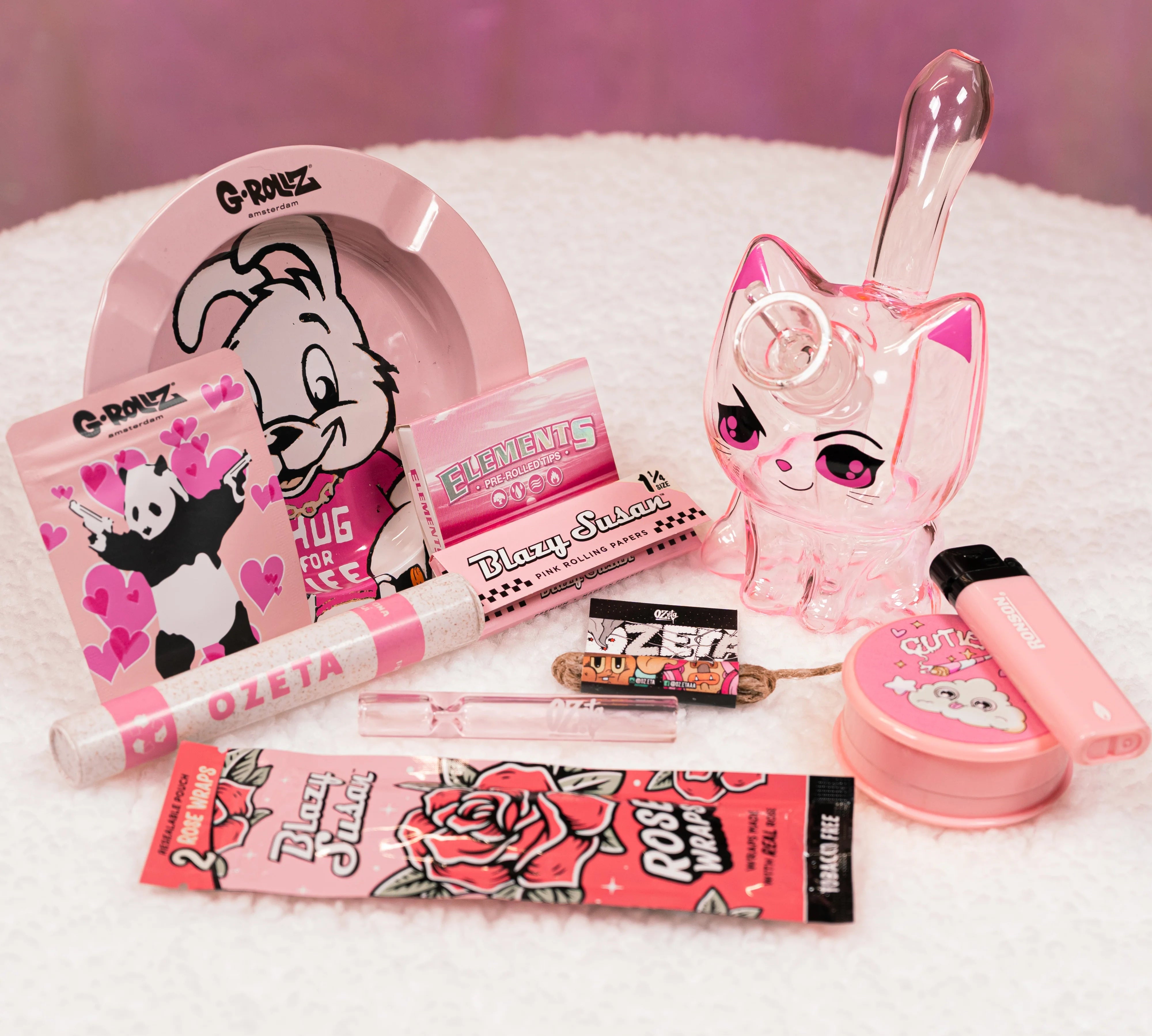 Pack Bong Gato Rosado 1 🔮✨ - BaePinkPack