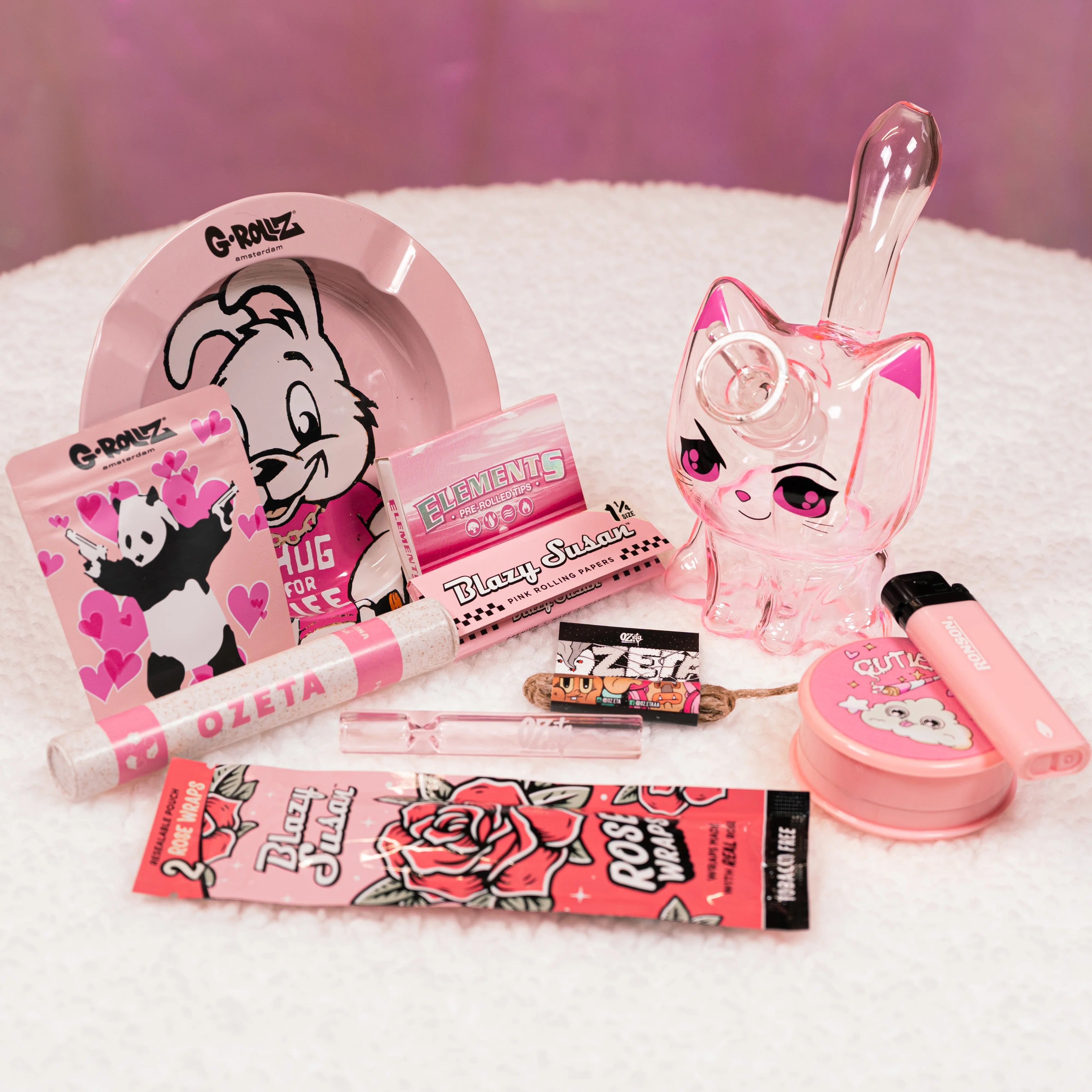 Pack Bong Gato Rosado 1 🔮✨ - BaePinkPack