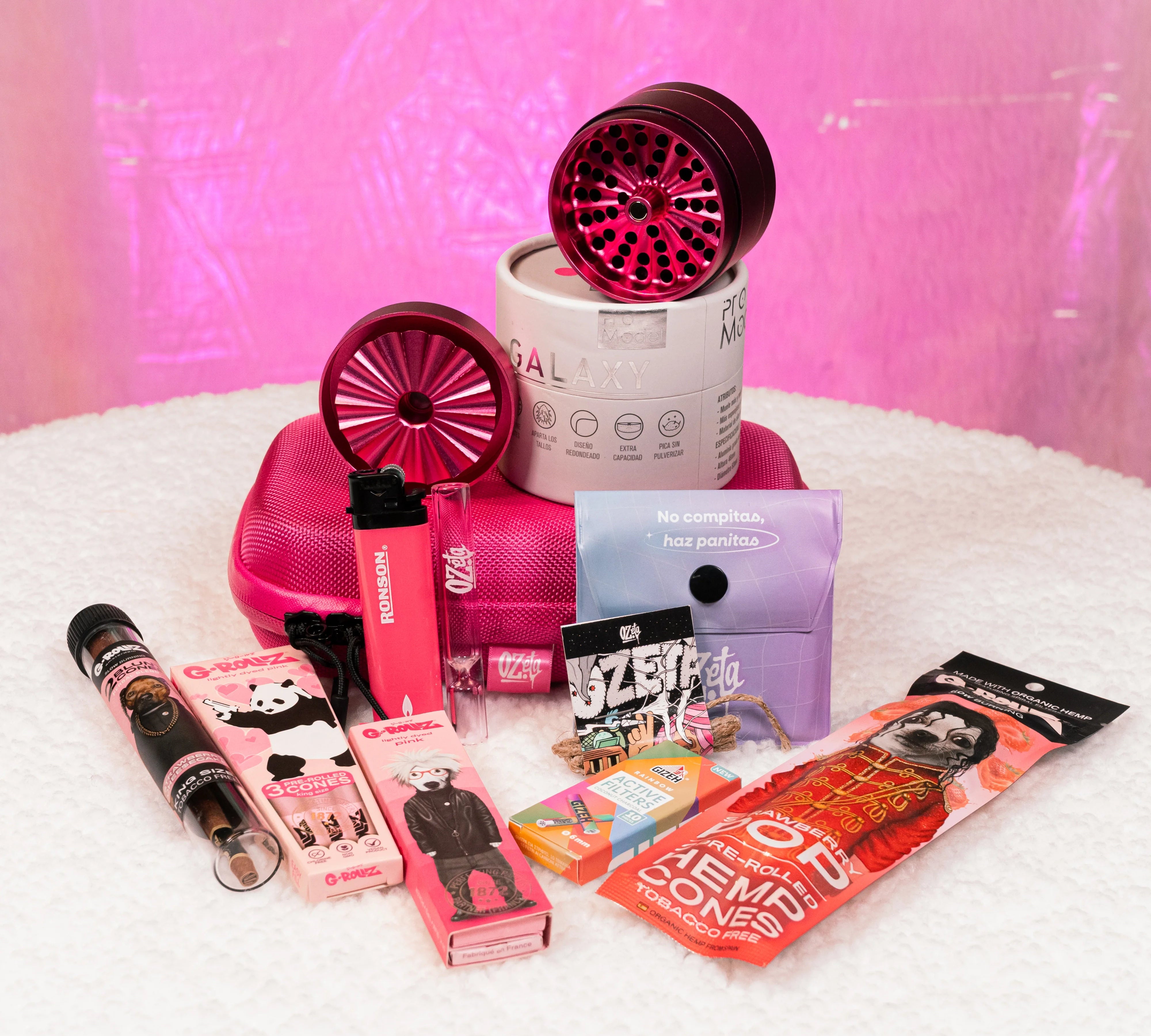 Pack Estuche Grande Rosado + Galaxy Pro Model + Papelería 💗✨ - BaePinkPack