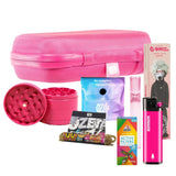 Pack Estuche Grande Rosado + Moledor + Papelería 💞 - BaePinkPack