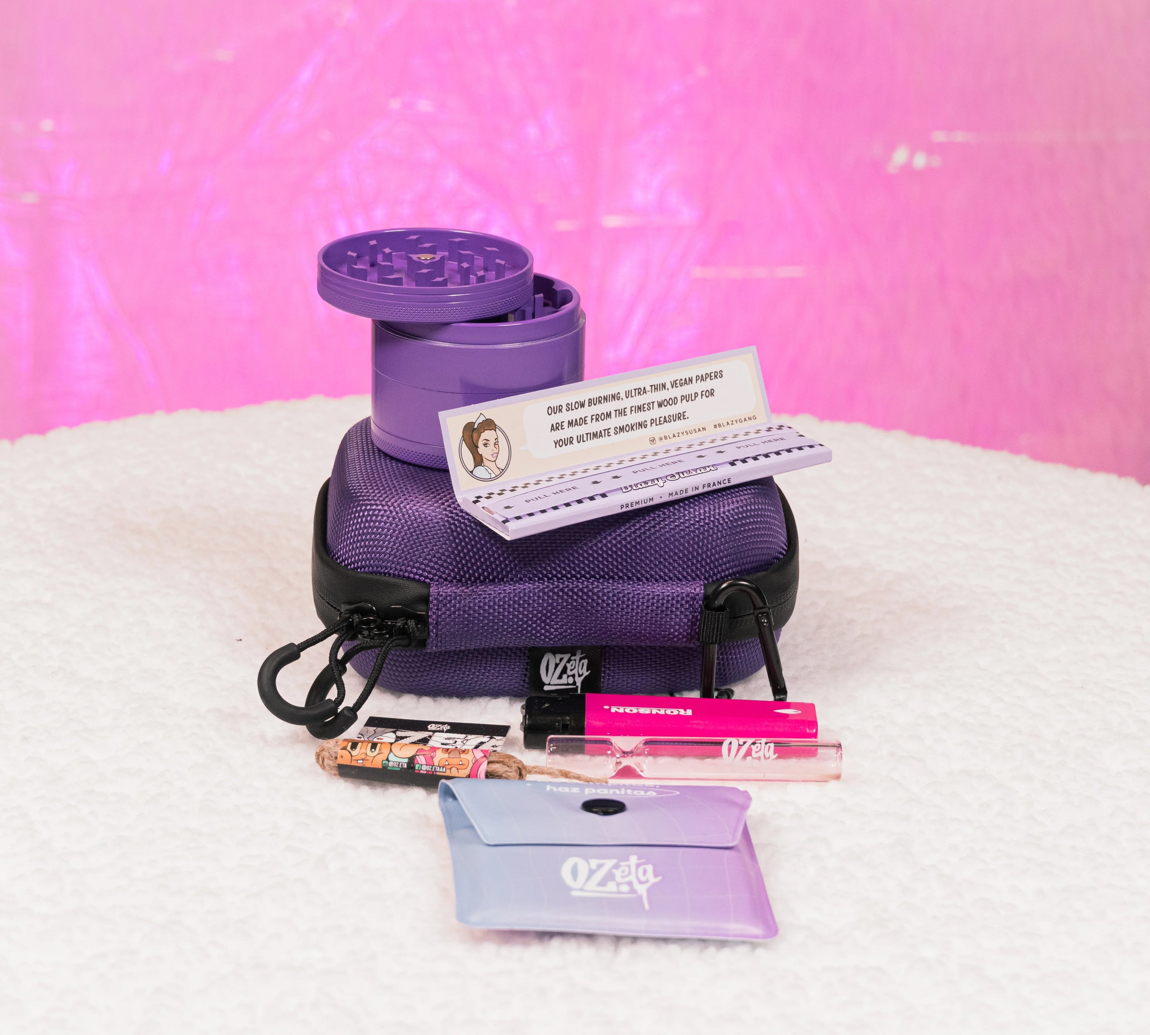 Pack Estuche Mediano Morado + Papelería 🦄💜 - BaePinkPack