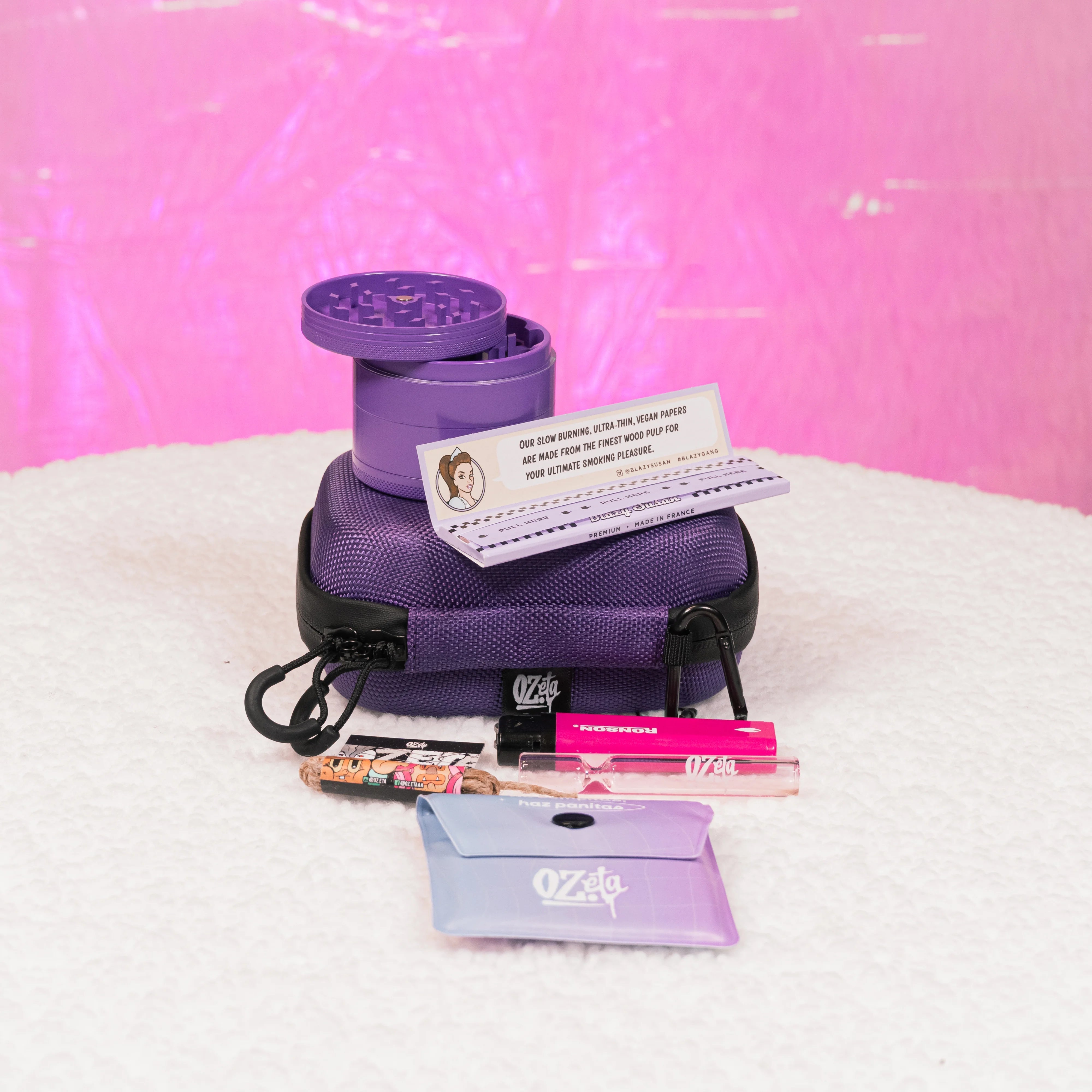 Pack Estuche Mediano Morado + Papelería 🦄💜 - BaePinkPack