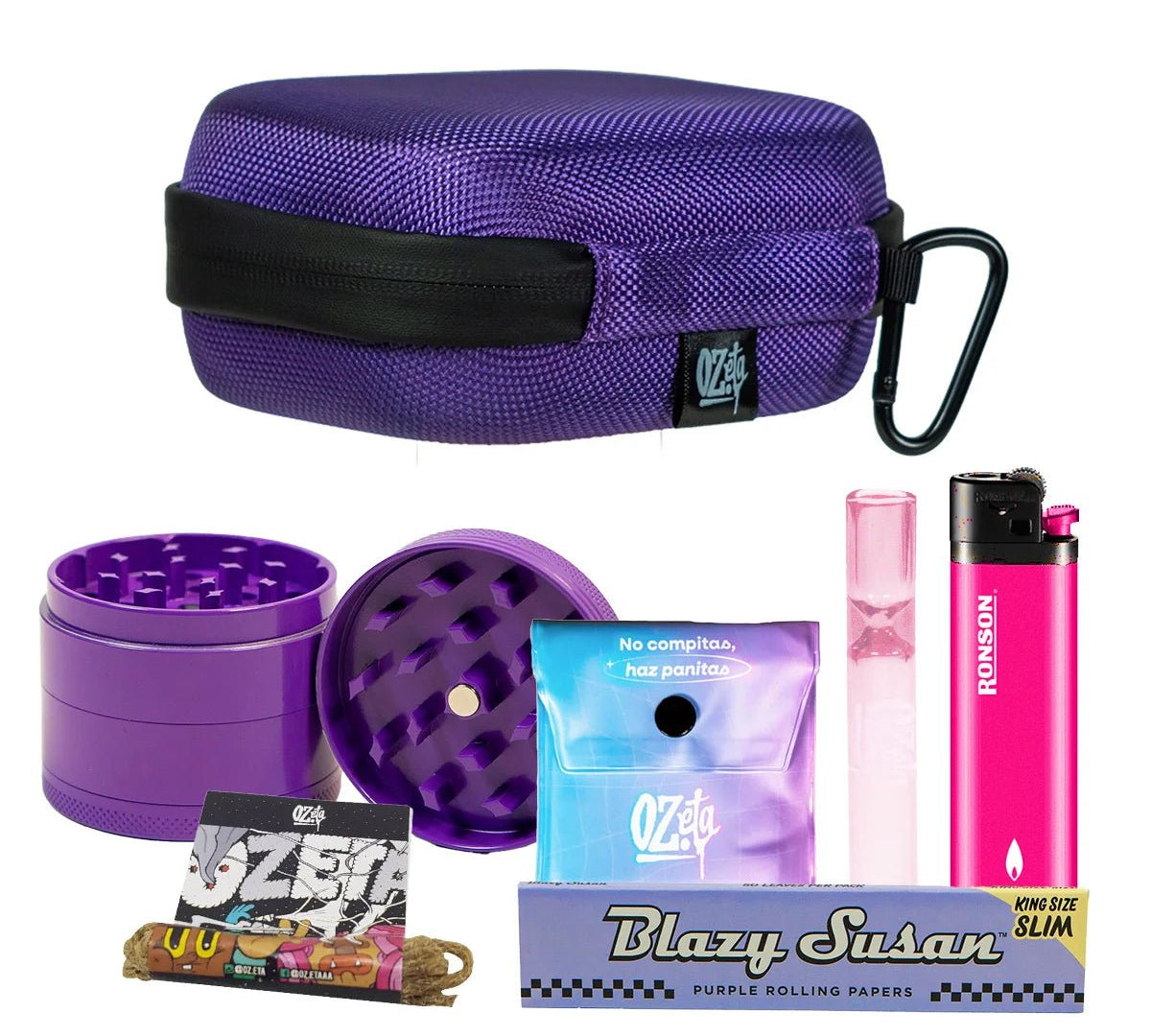 Pack Estuche Mediano Morado + Papelería 🦄💜 - BaePinkPack