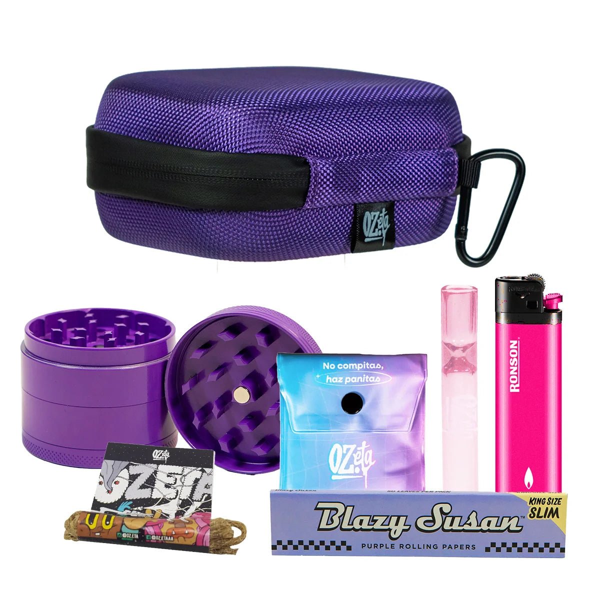 Pack Estuche Mediano Morado + Papelería 🦄💜 - BaePinkPack