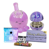 Pack Morado Bong Pulpo + Moledor Aesthetic 🔮✨ - BaePinkPack