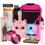 Pack Rosado Banano + Bong Gatito + Moledor + Papeleria 💗✨ - BaePinkPack