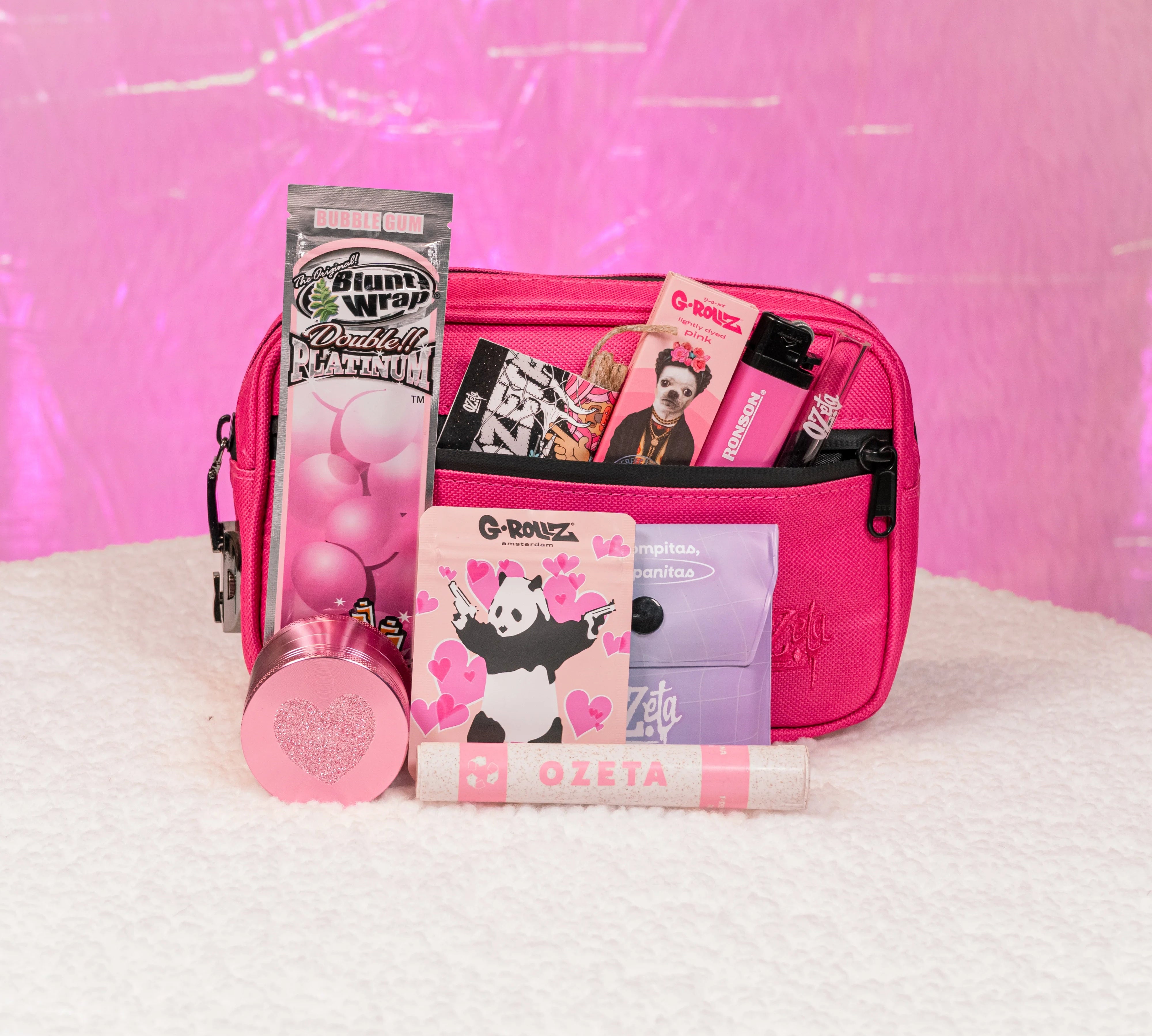Pack Rosado Bolso + Moledor Corazon + Papeleria 💗✨ - BaePinkPack