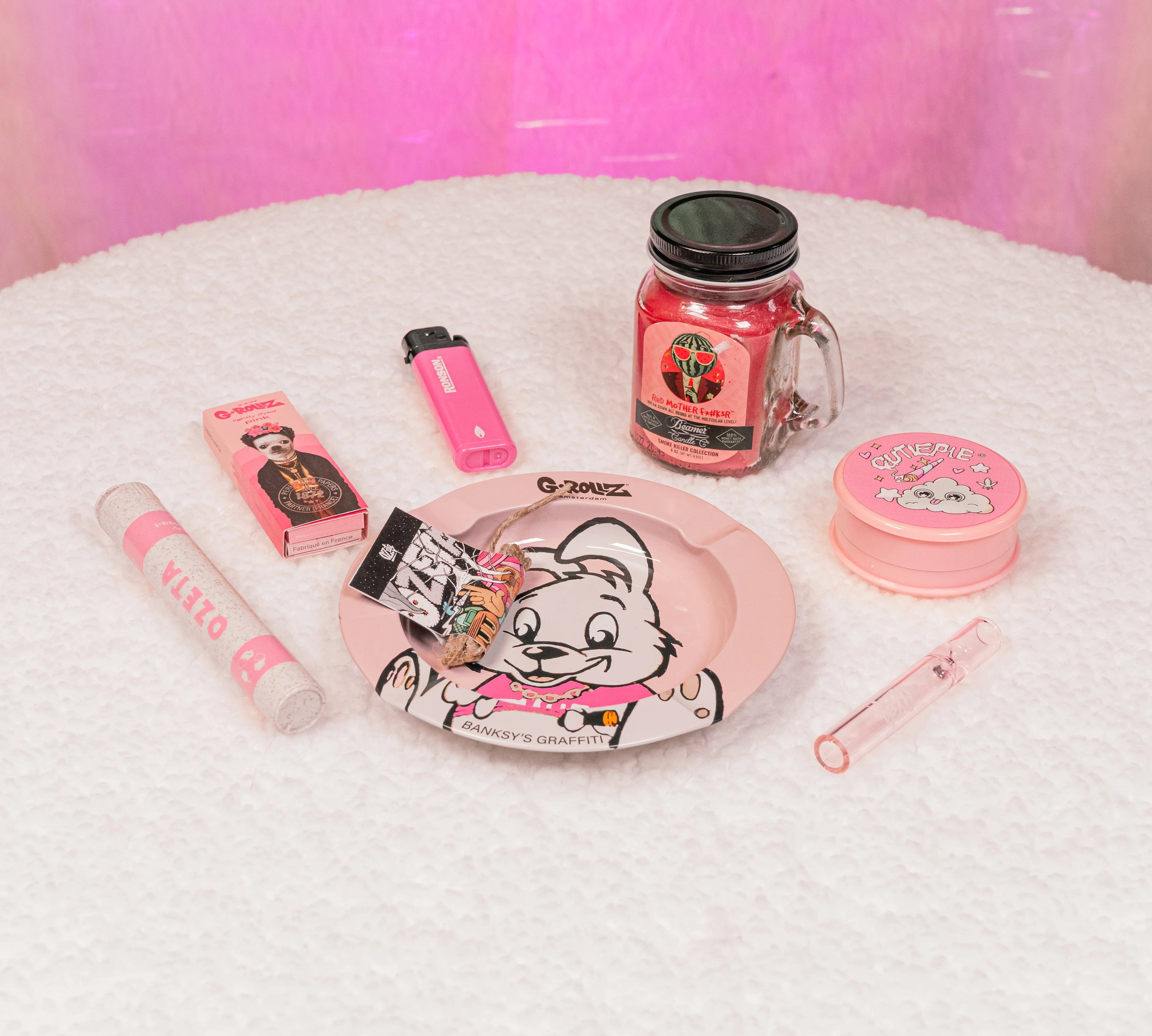 Pack Rosado Vela + Papeleria 🌷✨ - BaePinkPack