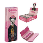 Papelillo G-Rollz Frida 1 1/4 + Tips Pets Rock - BaePink