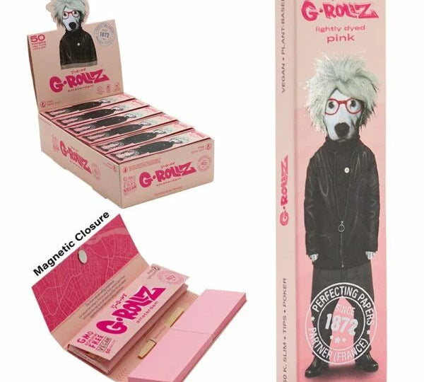 Papelillos King Size + Tips G-Rollz - BaePinkPapelillos