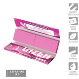Papelillos Pink King Size + Boquillas Gizeh - BaePinkPapelillos