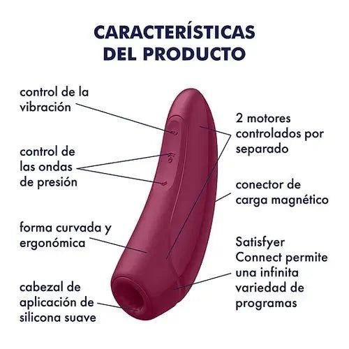 Satisfyer c/ pulso de aire Curvy 1 + - BaePink