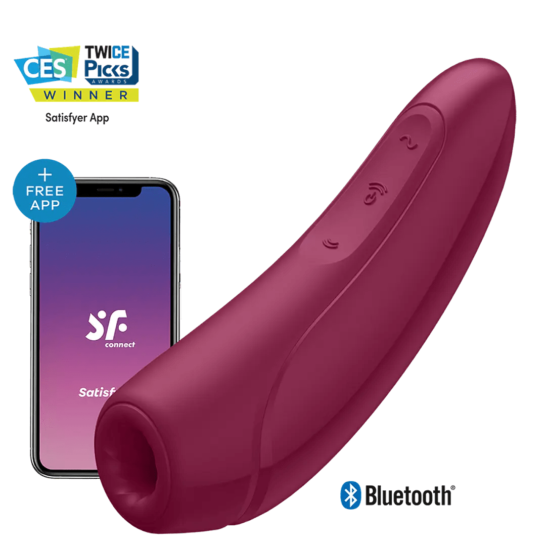 Satisfyer c/ pulso de aire Curvy 1 + - BaePink