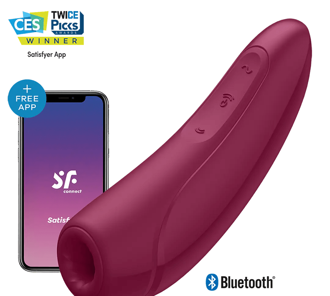Satisfyer c/ pulso de aire Curvy 1 + - BaePink