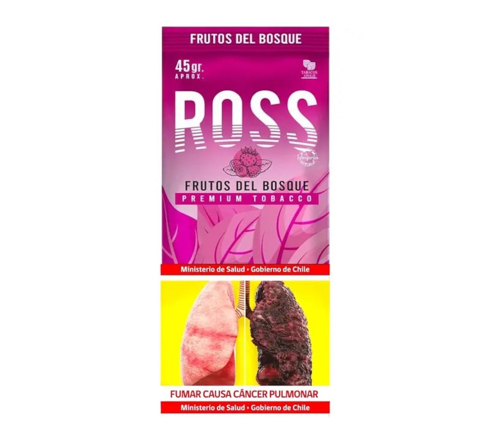Tabaco Ross Frutos del Bosque 45 grs. - BaePink
