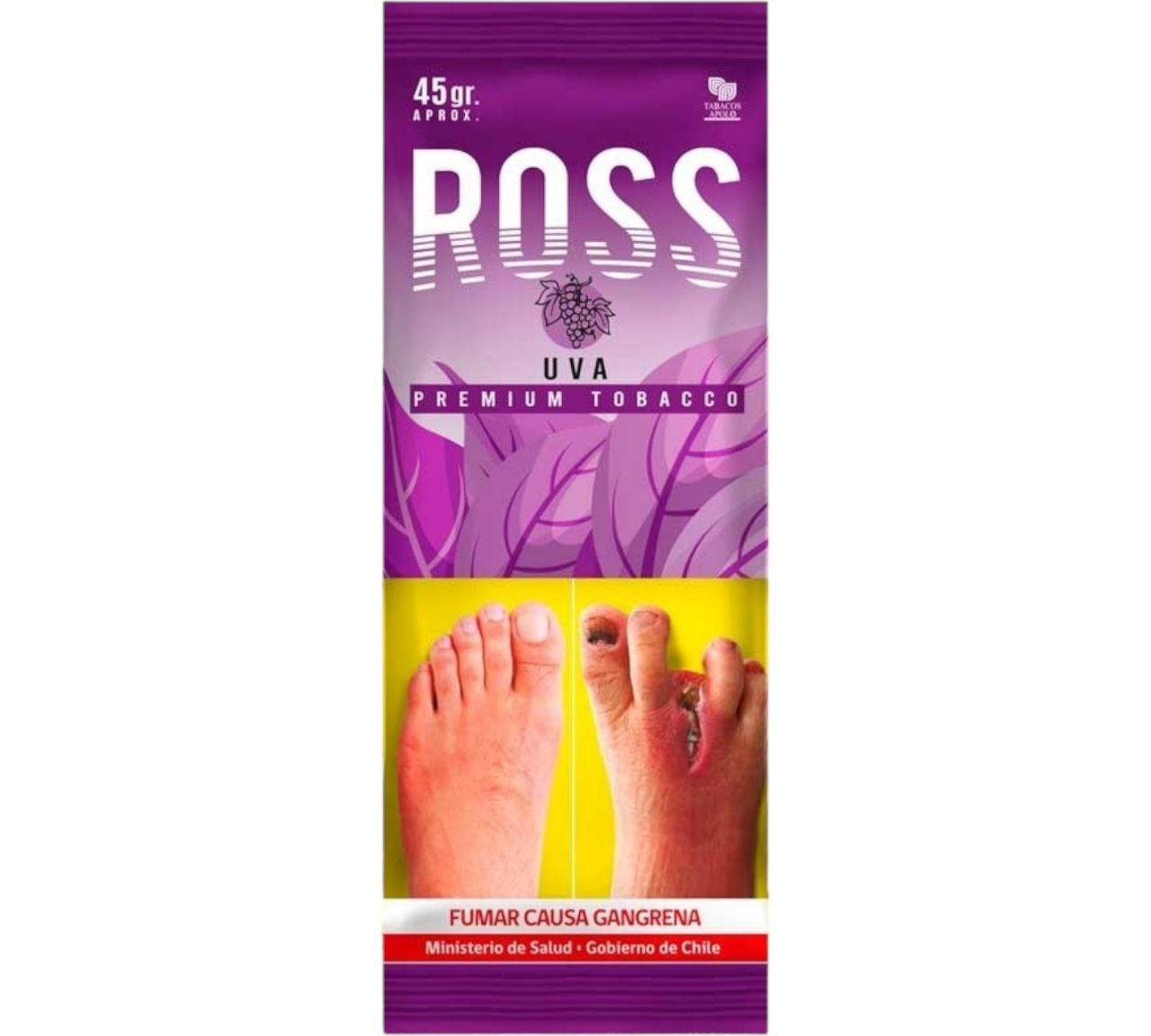 Tabaco Ross Uva 45 grs. - BaePink