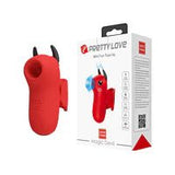 Vibrador de Dedo con Succión y Electroestimulación Pretty Love - BaePink