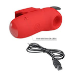 Vibrador de Dedo con Succión y Electroestimulación Pretty Love - BaePink