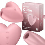 Vibrador Succionador Satisfyer Cutie Heart Red - BaePink