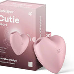 Vibrador Succionador Satisfyer Cutie Heart Red - BaePink