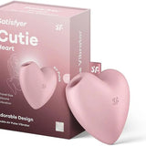 Vibrador Succionador Satisfyer Cutie Heart Red - BaePink