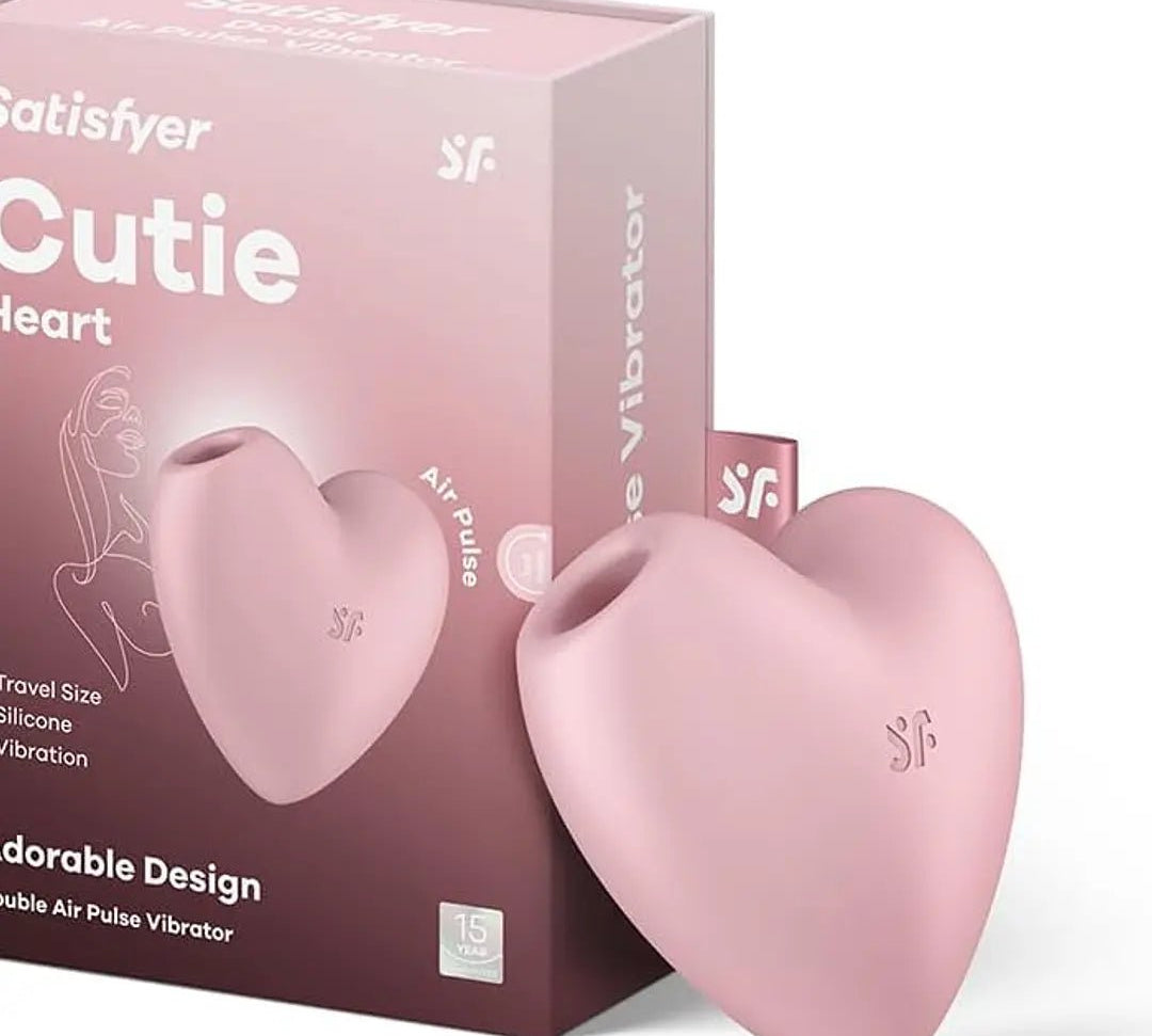 Vibrador Succionador Satisfyer Cutie Heart Red - BaePink